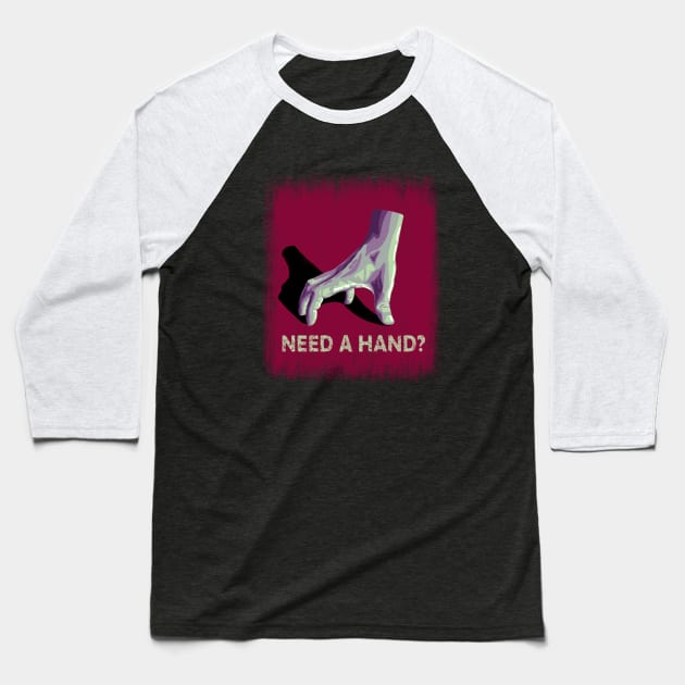 Need a hand? Baseball T-Shirt by rakelittle